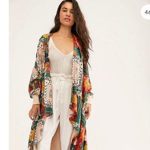 Red Eye Printed Cardi